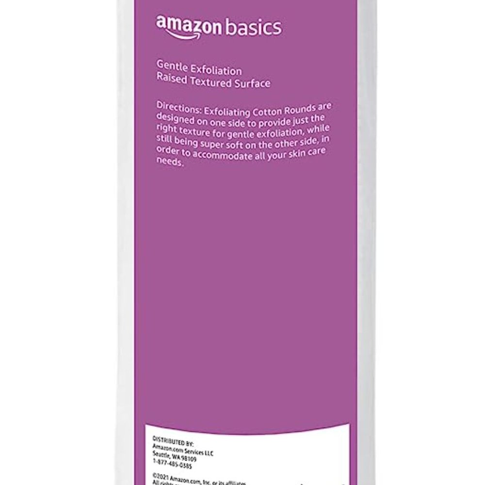 Amazon Basics Exfoliating Cotton Rounds - Picture 2 of 8